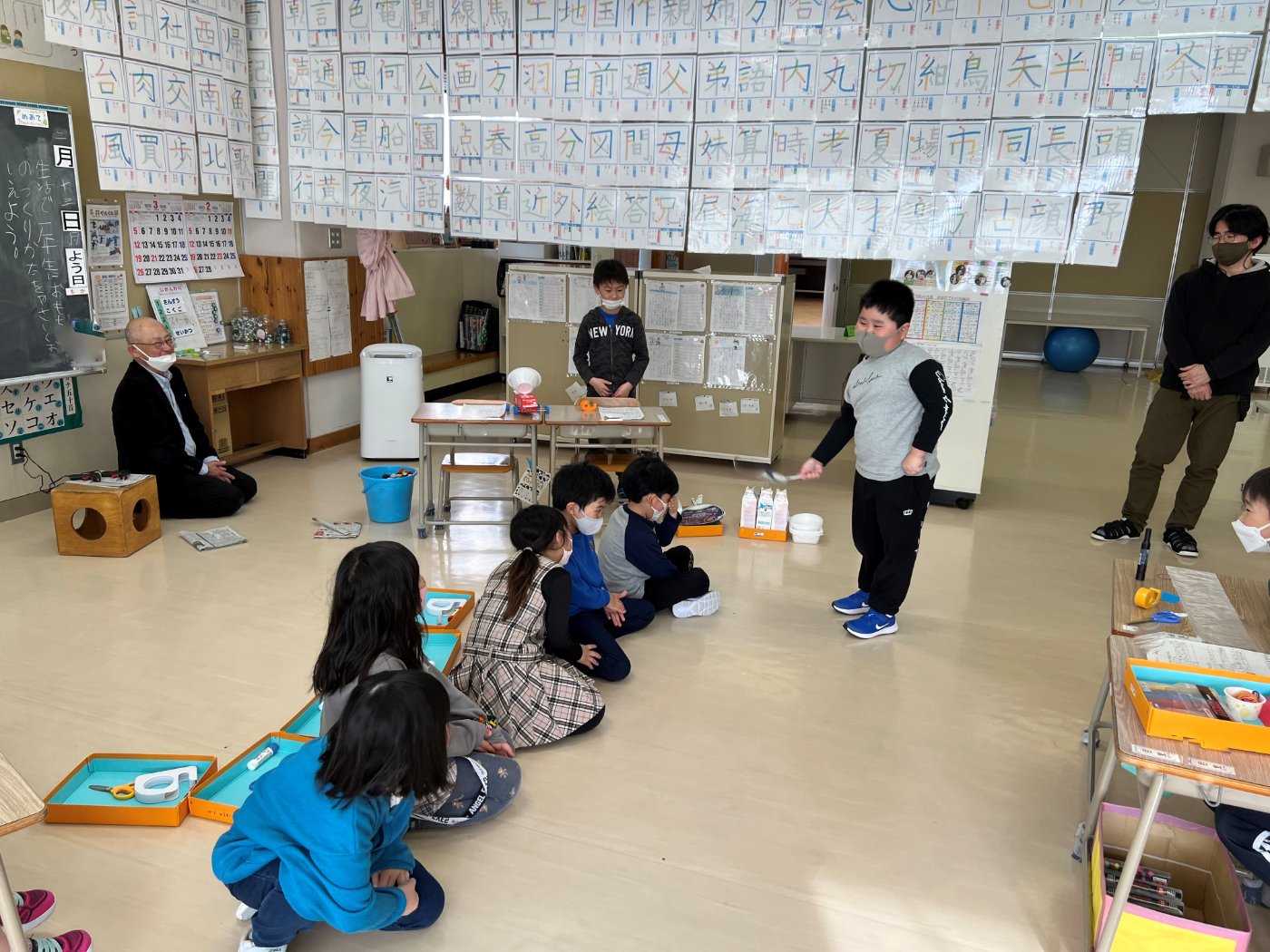 上春別小学校】うごくおもちゃ屋さん～１・２年一緒に生活科学習 