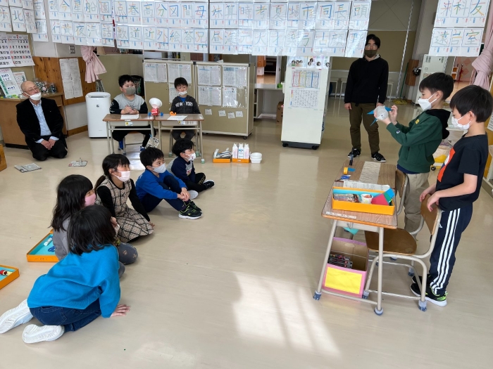 上春別小学校】うごくおもちゃ屋さん～１・２年一緒に生活科学習 